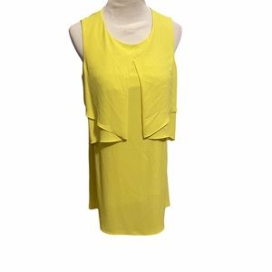 BCBGMAXAZRIA Amelie Sleeveless Drape Dress Size S